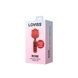 Вібромасажер Loviss Rose Mini Massage Wand Vibrator, головка у вигляді троянди, 9 режимів SX3994,6 - інтернет-магазин інтимних товарів Squitter