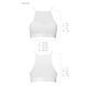 Спортивный топ с прозрачной вставкой Passion PS006 TOP white, size XLSO4246,5 - интернет-магазин интимных товаров Squitter