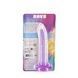 Фалоімітатор, що світиться в темряві, ADDICTION Rave 8&Prime;, Glow in the Dark Dildo Purple Confetti, 20,3 см SX1301,8 - інтернет-магазин інтимних товарів Squitter