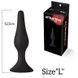 Анальная пробка на присоске MAI Attraction Toys №34 Black, длина 12,5см, диаметр 3,2смSO5010,3 - интернет-магазин интимных товаров Squitter