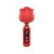 Вібромасажер Loviss Rose Mini Massage Wand Vibrator, головка у вигляді троянди, 9 режимів SX3994,1 - інтернет-магазин інтимних товарів Squitter