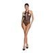 Бодістокінг з декольте Passion BS088 black, імітація корсетної шнурівки SO6382,3 - інтернет-магазин інтимних товарів Squitter
