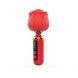 Вібромасажер Loviss Rose Mini Massage Wand Vibrator, головка у вигляді троянди, 9 режимів SX3994,2 - інтернет-магазин інтимних товарів Squitter