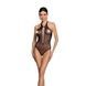 Бодістокінг з декольте Passion BS088 black, імітація корсетної шнурівки SO6382,1 - інтернет-магазин інтимних товарів Squitter