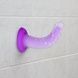 Фалоімітатор, що світиться в темряві, ADDICTION Rave 8&Prime;, Glow in the Dark Dildo Purple Confetti, 20,3 см SX1301,9 - інтернет-магазин інтимних товарів Squitter