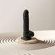 Фалоімітатор з вібрацією і ротацією Strap-On-Me Rotating & Vibrating Realistic Dildo - L - Black SX3503,6 - інтернет-магазин інтимних товарів Squitter