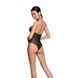 Бодістокінг з декольте Passion BS088 black, імітація корсетної шнурівки SO6382,2 - інтернет-магазин інтимних товарів Squitter