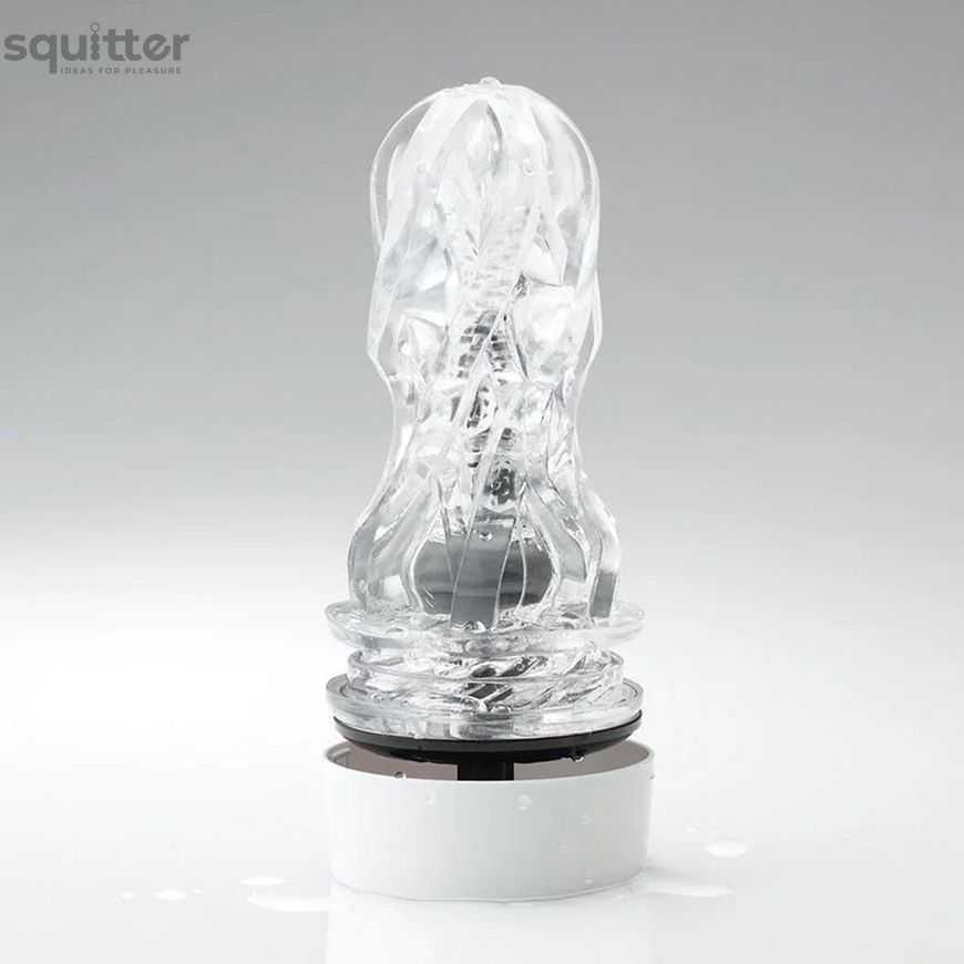 Мастурбатор Tenga - Aero Masturbator Silver, інноваційна технологія всмоктування SO4912 - онлайн-сексшоп Сквітер