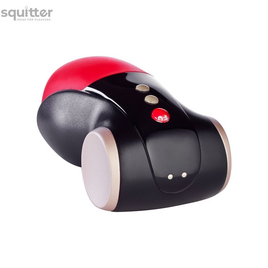 Мастурбатор для головки пеніса Fun Factory COBRA LIBRE II black/red, 2 мотори, гра без рук SX0967 - онлайн-сексшоп Сквітер