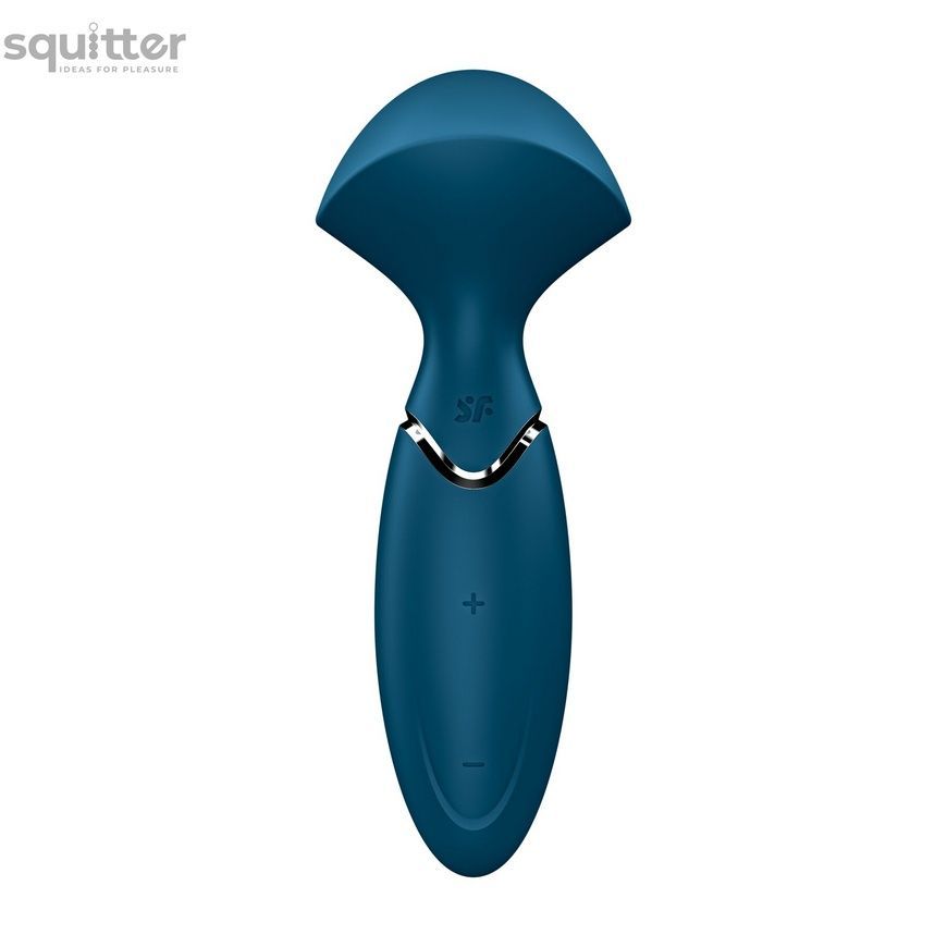Вібромасажер Satisfyer Mini Wand-er Blue SO7794 - онлайн-сексшоп Сквітер