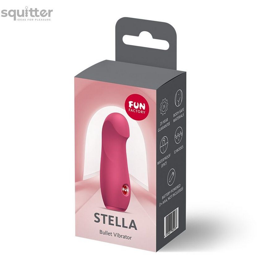 Вібратор Fun Factory Stella Raspberry SX3688 - онлайн-сексшоп Сквітер