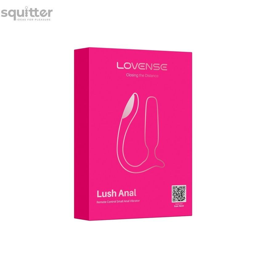 Анальна смарт-вібропробка Lovense Lush Anal, дуже потужна, LED-підсвічування SX3317 - онлайн-сексшоп Сквітер