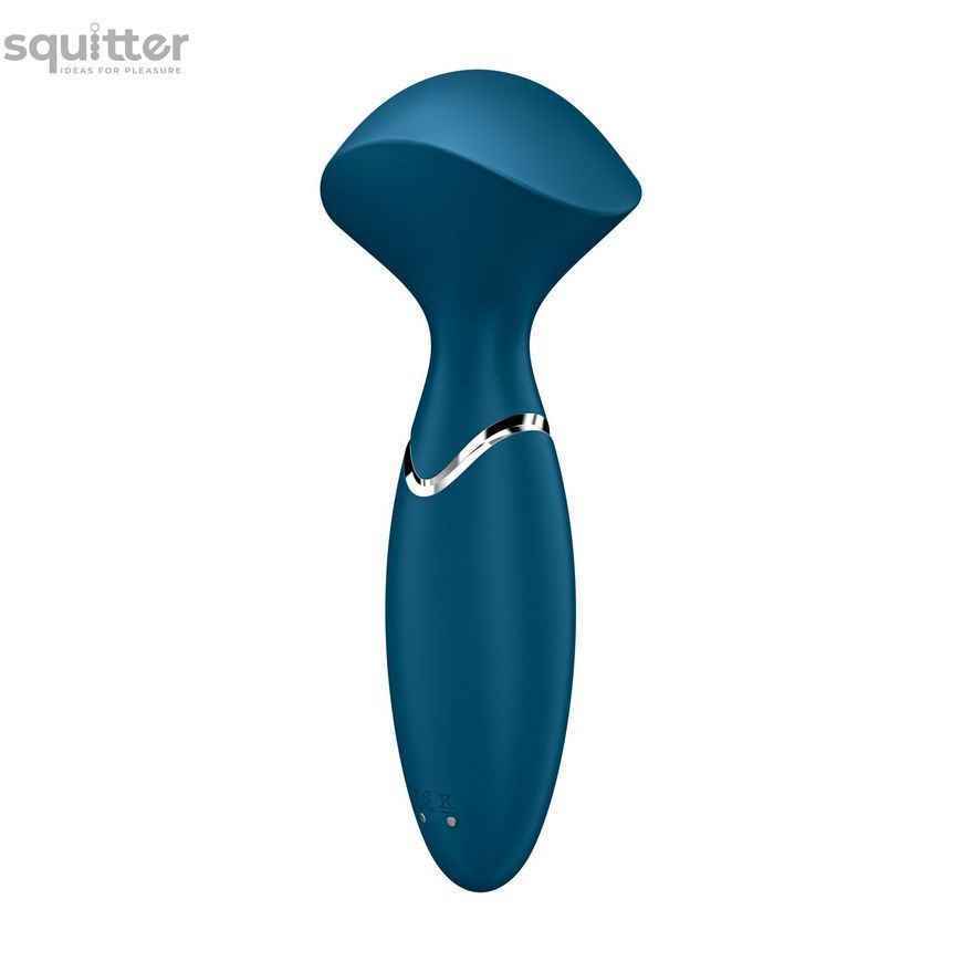 Вібромасажер Satisfyer Mini Wand-er Blue SO7794 - онлайн-сексшоп Сквітер