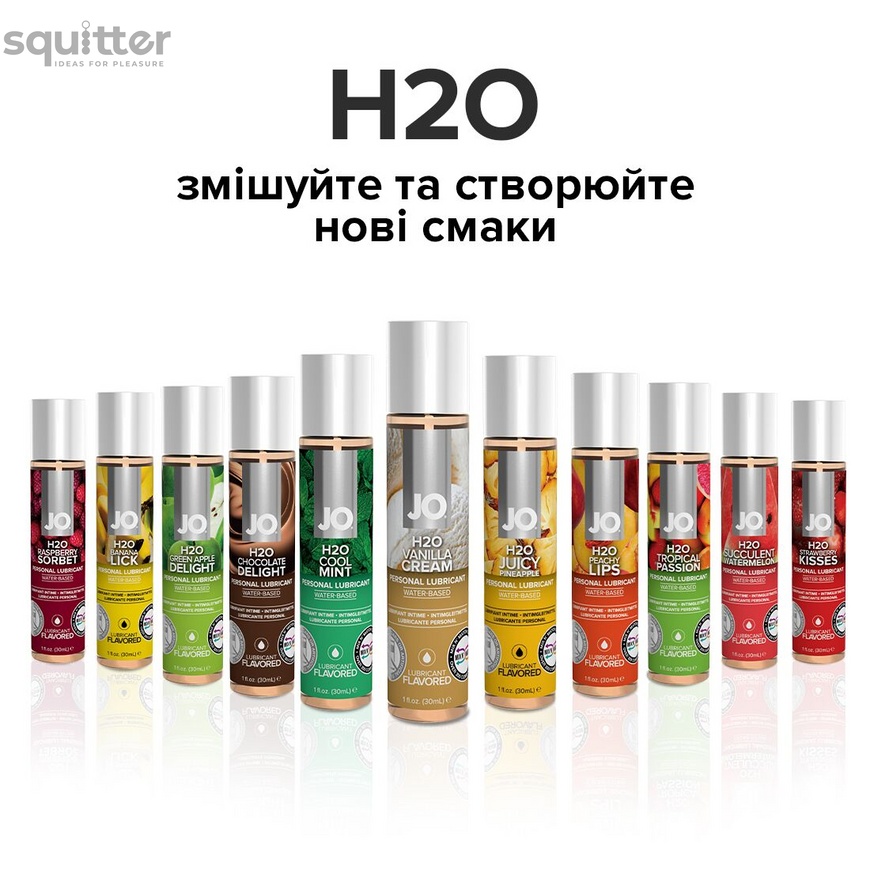 Смазка на водной основе System JO H2O — Vanilla Cream (120 мл) без сахара, растительный глицерин SO1778 фото