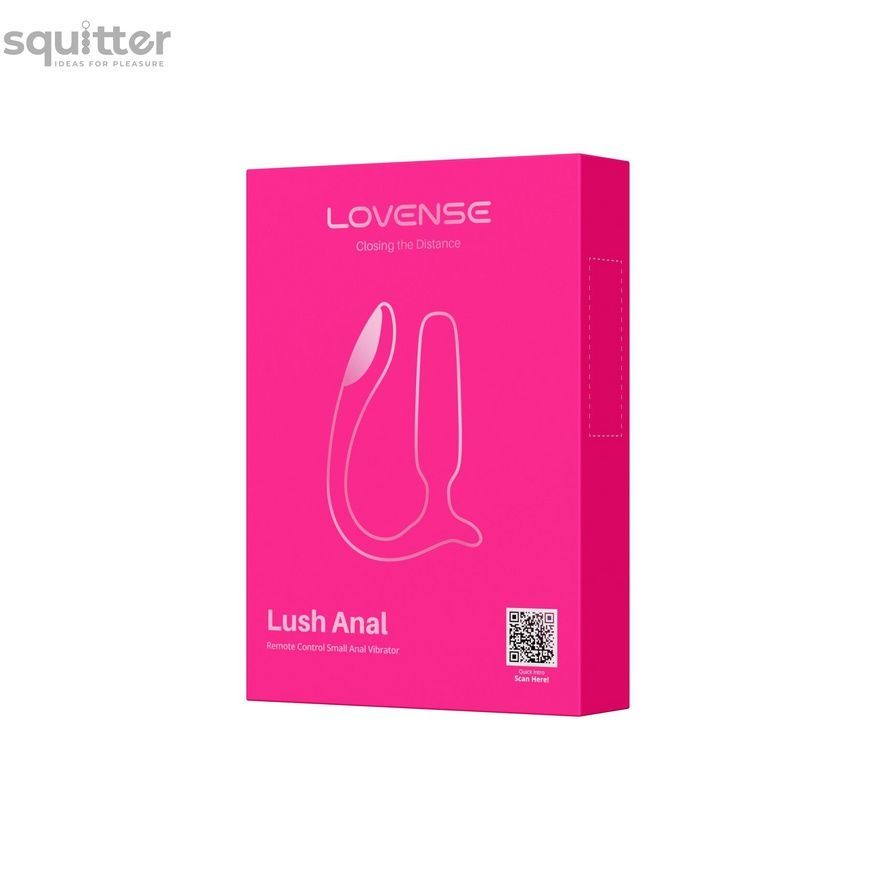 Анальна смарт-вібропробка Lovense Lush Anal, дуже потужна, LED-підсвічування SX3317 - онлайн-сексшоп Сквітер