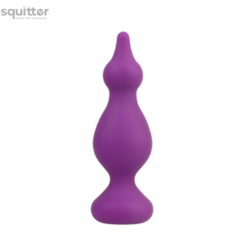 Анальна пробка Adrien Lastic Amuse Medium Purple (M) з двома переходами, макс. діаметр 3,6 см AD20273 фото