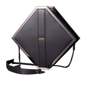 Сумка для секс-іграшок LOCKINK Mysterious Square Kink Bag, чорна, набір для бондажу в комплекті SX0843 - онлайн-сексшоп Сквітер