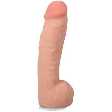 Фалоімітатор Doc Johnson The Realistic Cock ULTRASKYN - 12 Inch Hung with Balls Vanilla SX4438 - онлайн-сексшоп Сквітер
