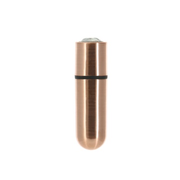 Віброкуля PowerBullet - First-Class Bullet 2.5" with Key Chain Pouch, Rose Gold SO6847 фото