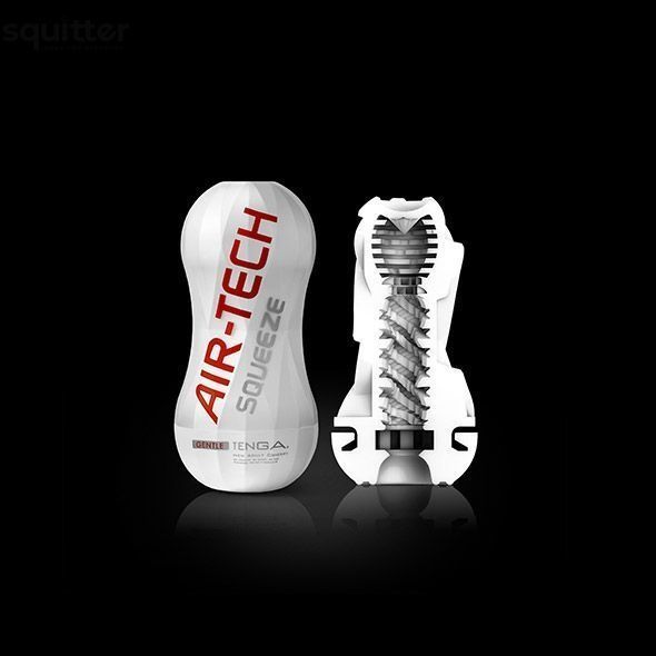Мастурбатор Tenga Air-Tech Squeeze Gentle, сжимаемый корпус, более плотный вход SO3372 - онлайн-сексшоп Сквитер