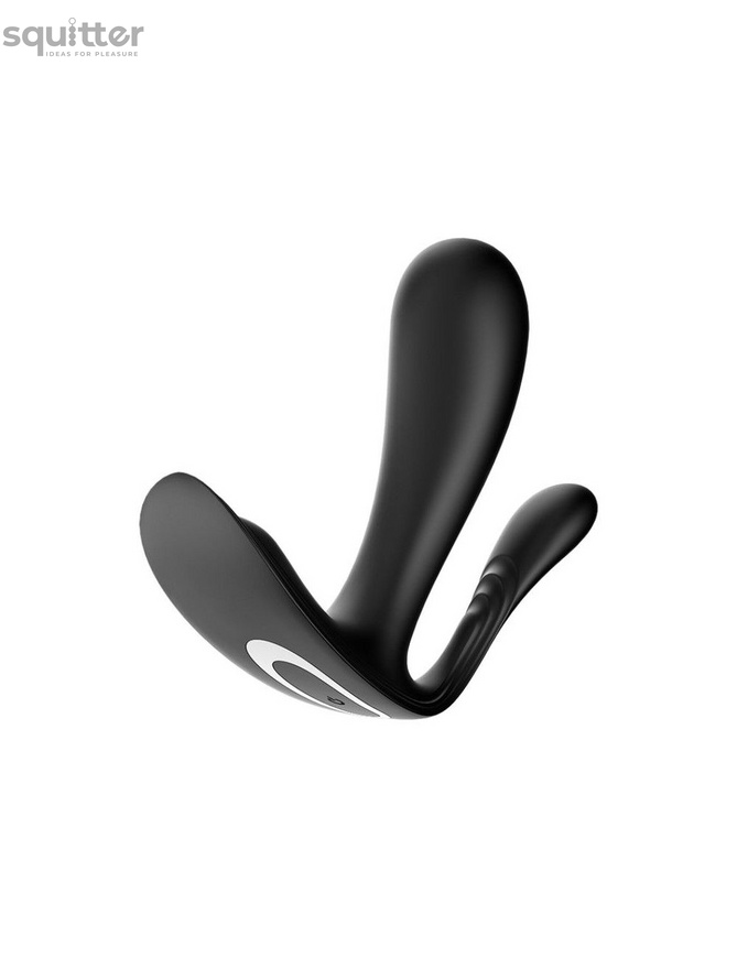 Подвійний смарт-вібратор у трусики Satisfyer Top Secret+ Black SO6134 фото