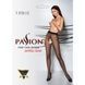 Колготки з відкритим доступом, контрастна лінія Passion TIOPEN 010 1/2 (20 den), black SO5805,5 - інтернет-магазин інтимних товарів Squitter