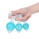Анальна пробка Liebe Seele Heart-shaped Crystal Anal Plug - Blue Medium SX4861,4 - інтернет-магазин інтимних товарів Squitter