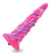 Фантазийный фаллоимитатор 10.12″ для секс-машин Hismith Silicone Dildo rose Monster Series, KlicLok SO6215 фото 1