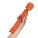 Вібромасажер Fun Factory VIM Vibrating Wand Orange, суперпотужний та легкий, до 6 годин роботи SX3661,5 - інтернет-магазин інтимних товарів Squitter