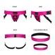 Трусы для страпона Strap-On-Me Leatherette Harness Curious FuchsiaSO7813,2 - интернет-магазин интимных товаров Squitter
