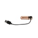 Віброкуля PowerBullet - First-Class Bullet 2.5" with Key Chain Pouch, Rose Gold SO6847 фото 2