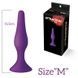 Анальна пробка з присоскою MAI Attraction Toys №33 Black, довжина 11,5cм, діаметр 3см SO5011,3 - інтернет-магазин інтимних товарів Squitter