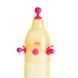Насадка на член Recare Pink Monster Spike Condom (презерватив з кульками та вусиками) SX3340,2 - інтернет-магазин інтимних товарів Squitter