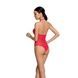 Бодістокінг з декольте Passion BS088 red, імітація корсетної шнурівки SO6383,2 - інтернет-магазин інтимних товарів Squitter