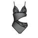 Боді з ажурним ліфом Passion CHRISTA BODY XXL/XXXL, black SO5755,3 - інтернет-магазин інтимних товарів Squitter
