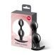 Анальні кульки Fun Factory B BALLS DUO Black, ефект вібрації, діаметр 3,2 та 3,6 см SX3689,3 - інтернет-магазин інтимних товарів Squitter
