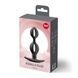 Анальні кульки Fun Factory B BALLS DUO Black, ефект вібрації, діаметр 3,2 та 3,6 см SX3689,4 - інтернет-магазин інтимних товарів Squitter