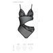 Боді з ажурним ліфом Passion CHRISTA BODY XXL/XXXL, black SO5755,5 - інтернет-магазин інтимних товарів Squitter