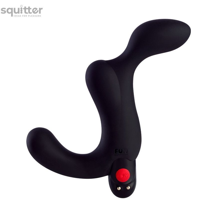 Масажер простати Fun Factory DUKE black, стимуляція промежини, знімна віброкуля SX0970 - онлайн-сексшоп Сквітер