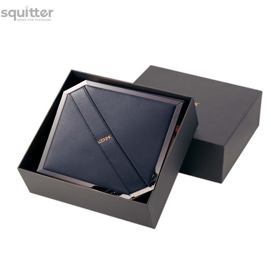 Сумка для секс-іграшок LOCKINK Mysterious Square Kink Bag, чорна, набір для бондажу в комплекті SX0843 - онлайн-сексшоп Сквітер