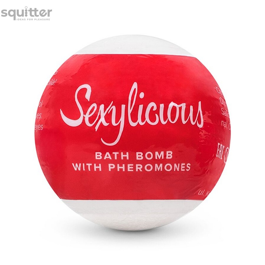 Бомбочка для ванни з феромонами Obsessive Bath bomb with pheromones Sexy (100 г) SO7710 фото