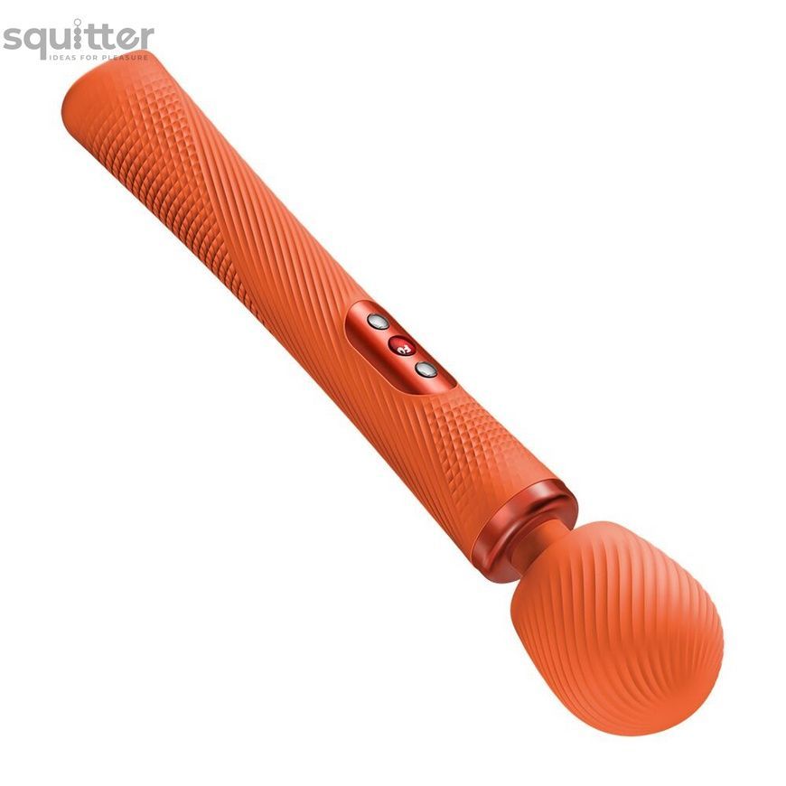 Вібромасажер Fun Factory VIM Vibrating Wand Orange, суперпотужний та легкий, до 6 годин роботи SX3661 - онлайн-сексшоп Сквітер