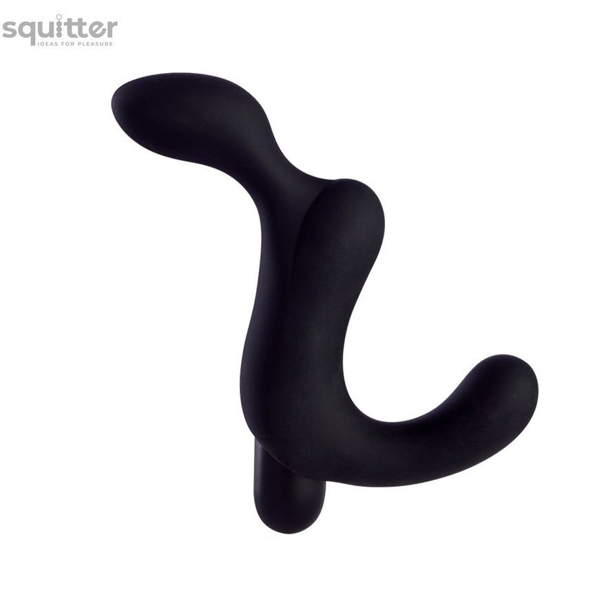 Масажер простати Fun Factory DUKE black, стимуляція промежини, знімна віброкуля SX0970 - онлайн-сексшоп Сквітер