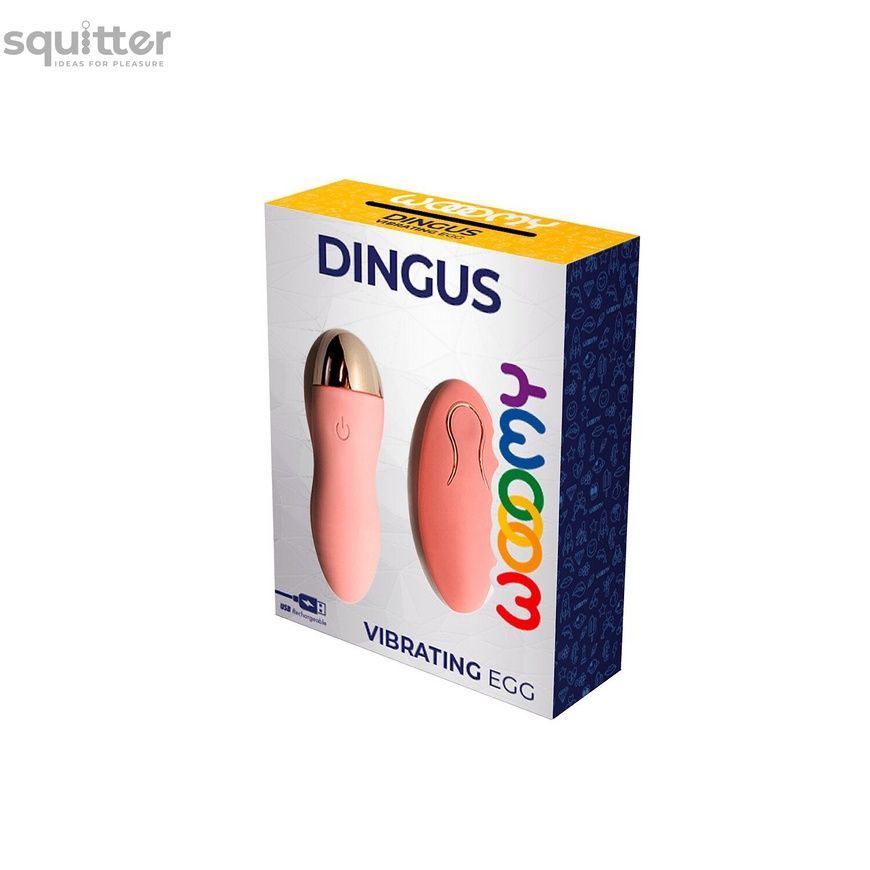 Виброяйцо Wooomy Dingus Vibrating Egg, с пультом управления, 10 режимов SO8216 - онлайн-сексшоп Сквитер