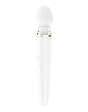 Смарт вібромасажер зі змінною головкою Satisfyer Double Wand-er SO6135 фото