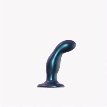 Дилдо з вібрацією Strap-On-Me FINGERING & VIBRATING DILDO - M - BLUE, з манливим рухом SX4825 - онлайн-сексшоп Сквітер