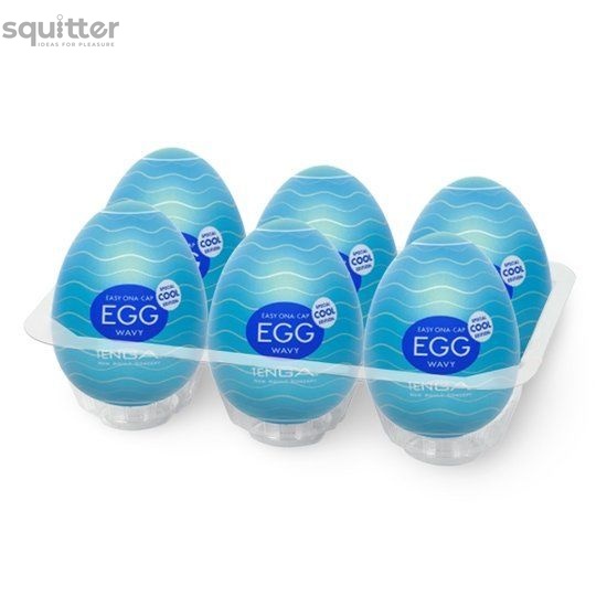 Набор мастурбаторов-яиц Tenga Egg Cool Pack (6 яиц) EGG-006C фото