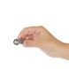 Віброкуля PowerBullet First-Class Bullet 2.5&Prime; with Key Chain Pouch, Silver, 9 режимів вібрації SO6848,3 - інтернет-магазин інтимних товарів Squitter