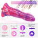 Фаллоимитатор для секс-машин Hismith 10.3″ Silicone Monster Dildo Series, система крепления KlicLok SO6216 фото 4