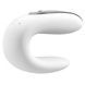 Смартвібратор для пар Satisfyer Double Fun (White) з пультом ДК SO5057,2 - інтернет-магазин інтимних товарів Squitter